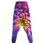 Chrysanthemum Flower Print Hammer Pants