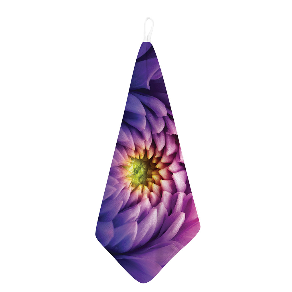 Chrysanthemum Flower Print Hand Towel