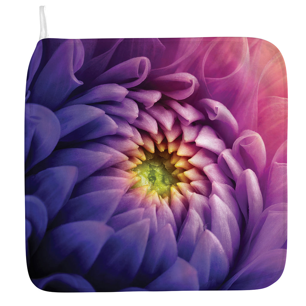 Chrysanthemum Flower Print Hand Towel