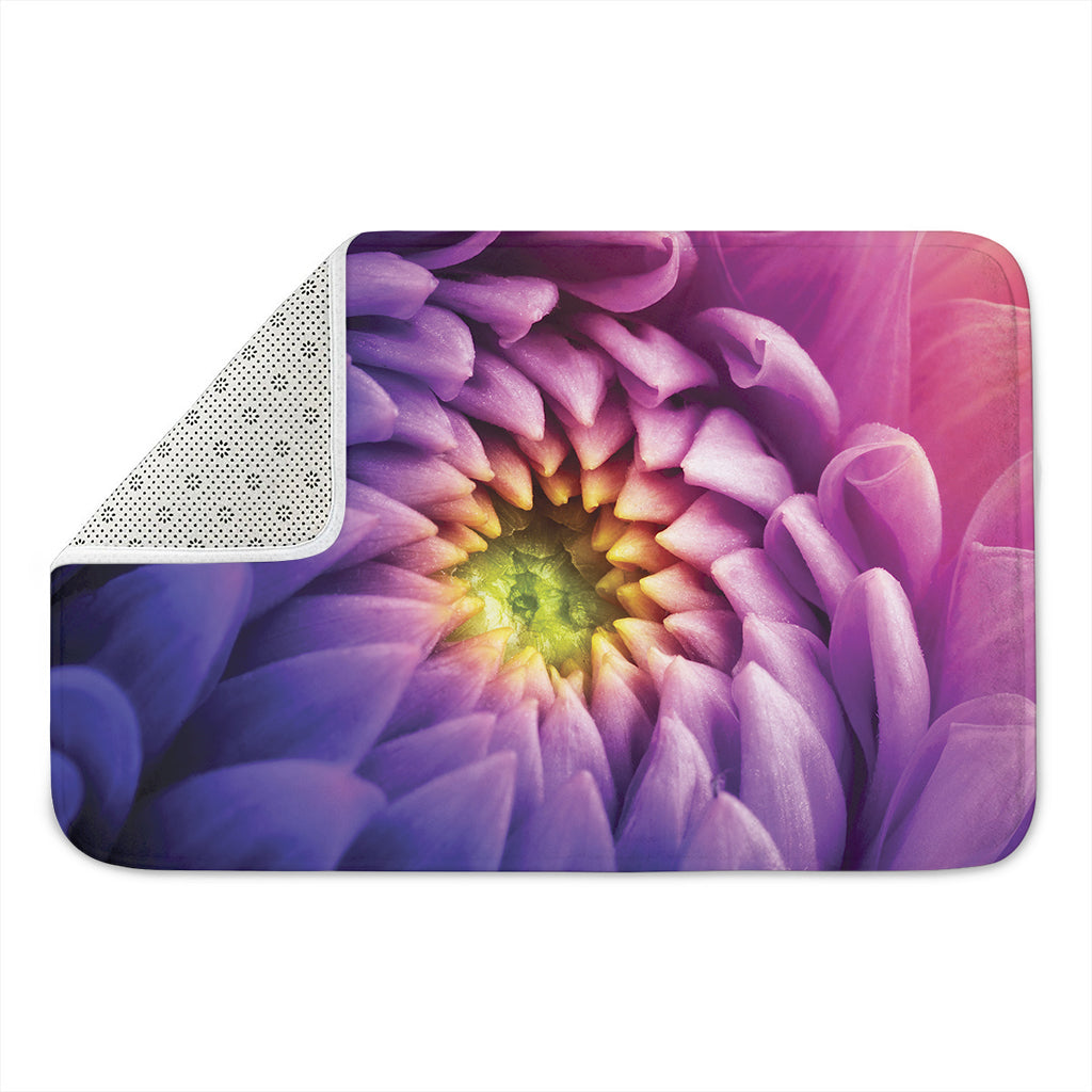 Chrysanthemum Flower Print Indoor Door Mat