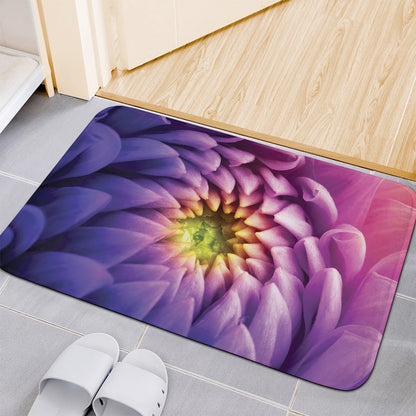 Chrysanthemum Flower Print Indoor Door Mat