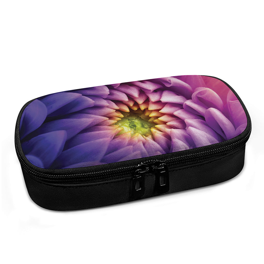 Chrysanthemum Flower Print Insulin Cooler Travel Case