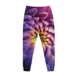 Chrysanthemum Flower Print Jogger Pants