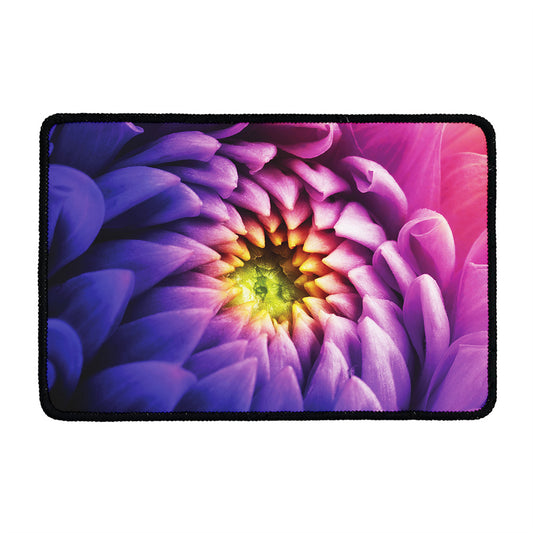 Chrysanthemum Flower Print Kitchen Mat