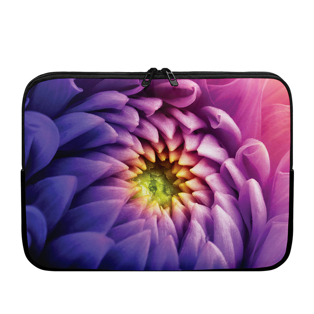 Chrysanthemum Flower Print Laptop Sleeve