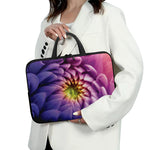 Chrysanthemum Flower Print Laptop Sleeve With Handle