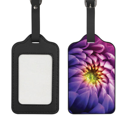 Chrysanthemum Flower Print Luggage Tag