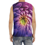 Chrysanthemum Flower Print Men's Fitness Tank Top