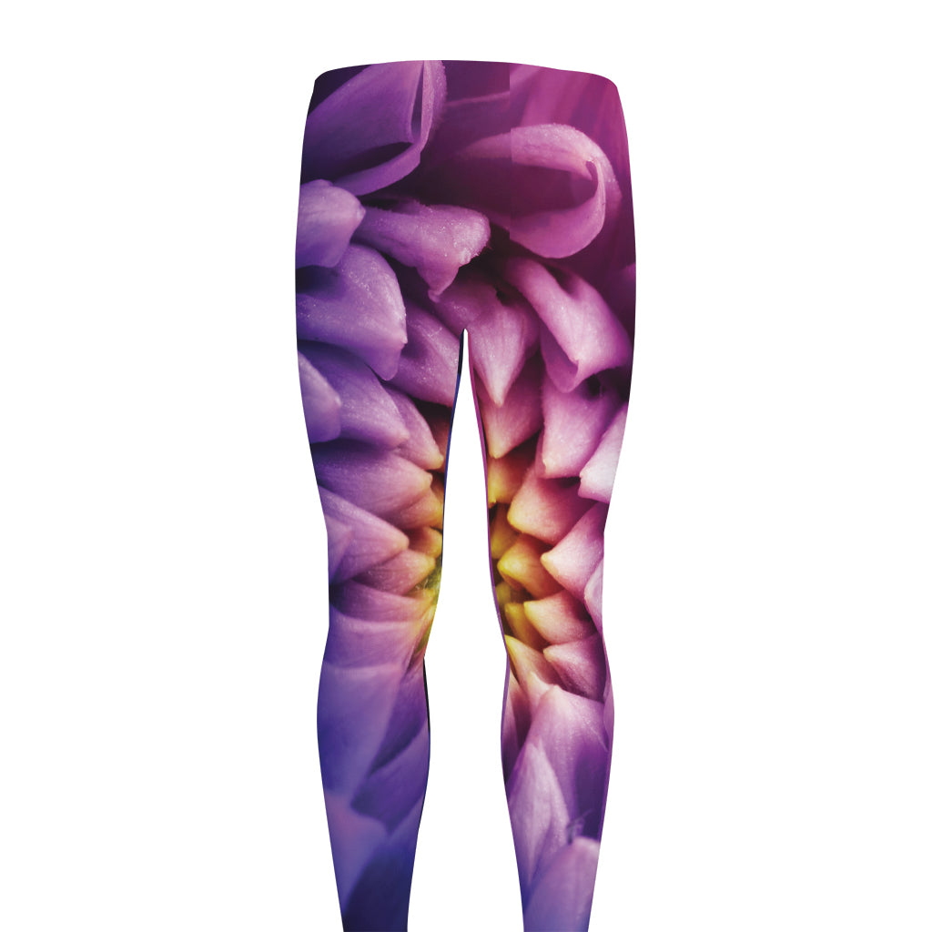 Chrysanthemum Flower Print Men's leggings