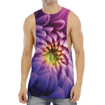 Chrysanthemum Flower Print Men's Muscle Tank Top