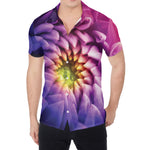 Chrysanthemum Flower Print Men's Shirt