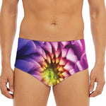 Chrysanthemum Flower Print Men's Triangle Swim Briefs
