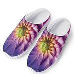 Chrysanthemum Flower Print Mesh Casual Shoes