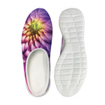 Chrysanthemum Flower Print Mesh Casual Shoes