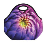 Chrysanthemum Flower Print Neoprene Lunch Bag