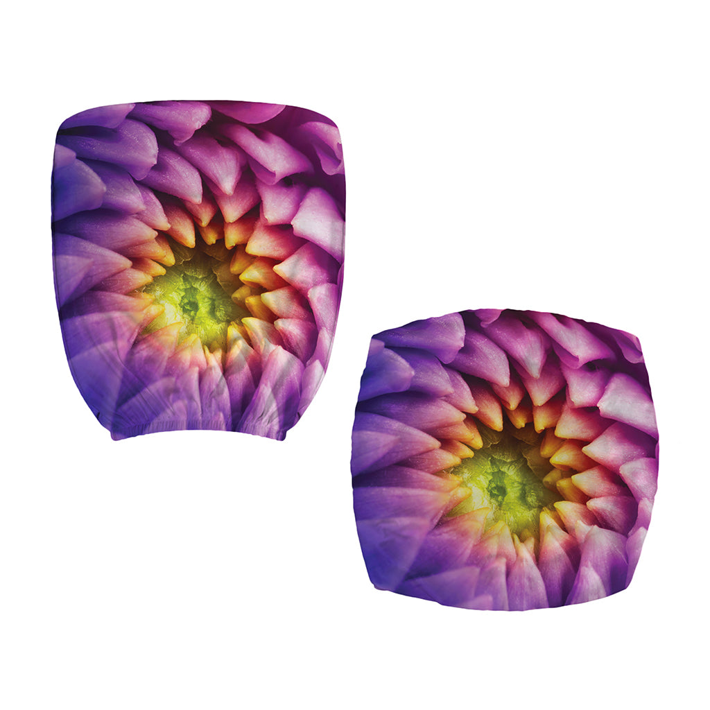 Chrysanthemum Flower Print Office Chair Cover