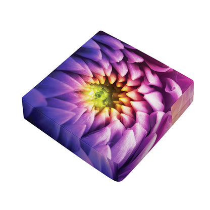 Chrysanthemum Flower Print Outdoor Seat Cushion Cover