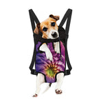 Chrysanthemum Flower Print Pet Carrier Backpack