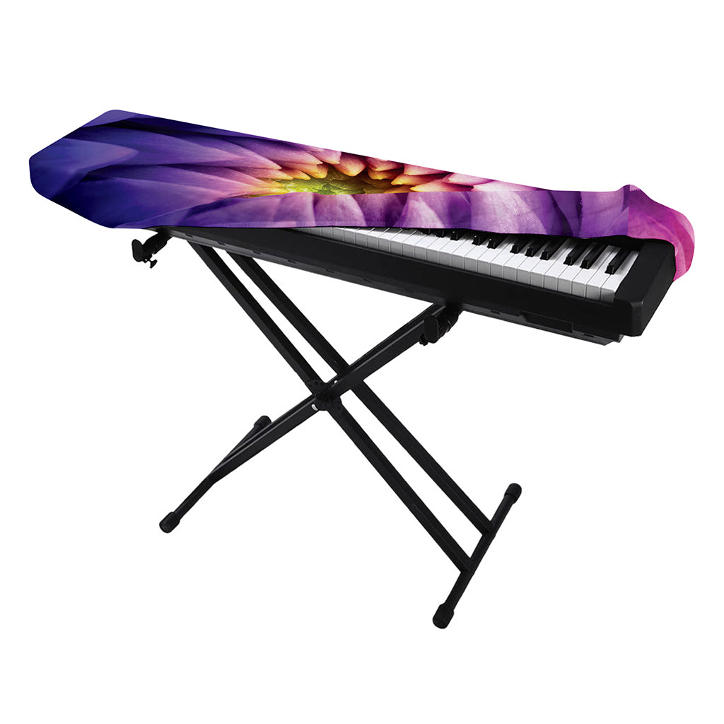 Chrysanthemum Flower Print Piano Keyboard Cover