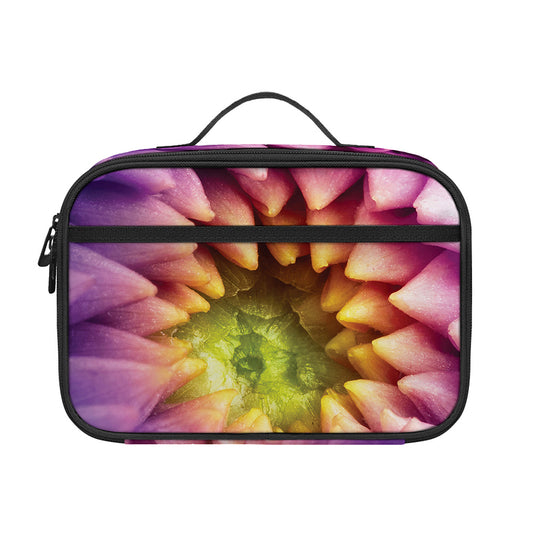 Chrysanthemum Flower Print Portable Lunch Bag
