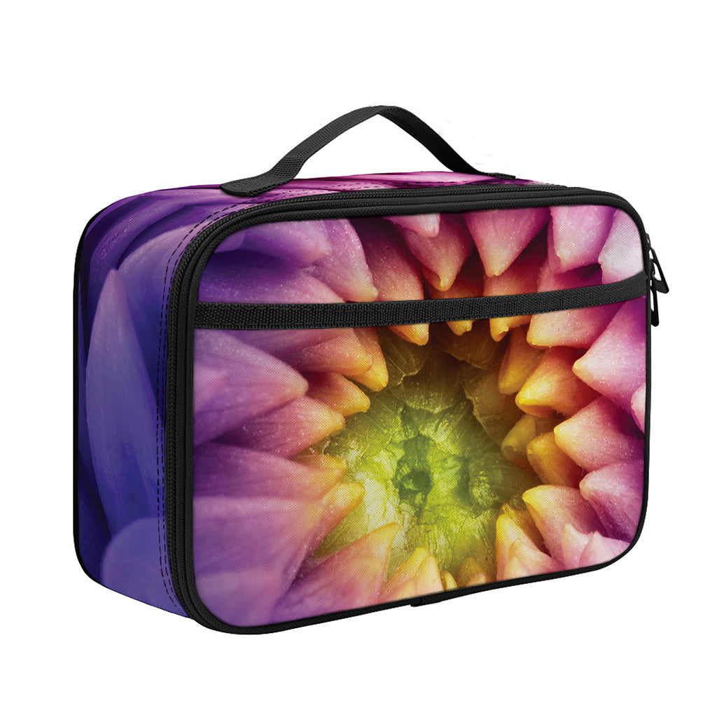 Chrysanthemum Flower Print Portable Lunch Bag