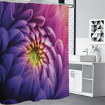 Chrysanthemum Flower Print Premium Shower Curtain