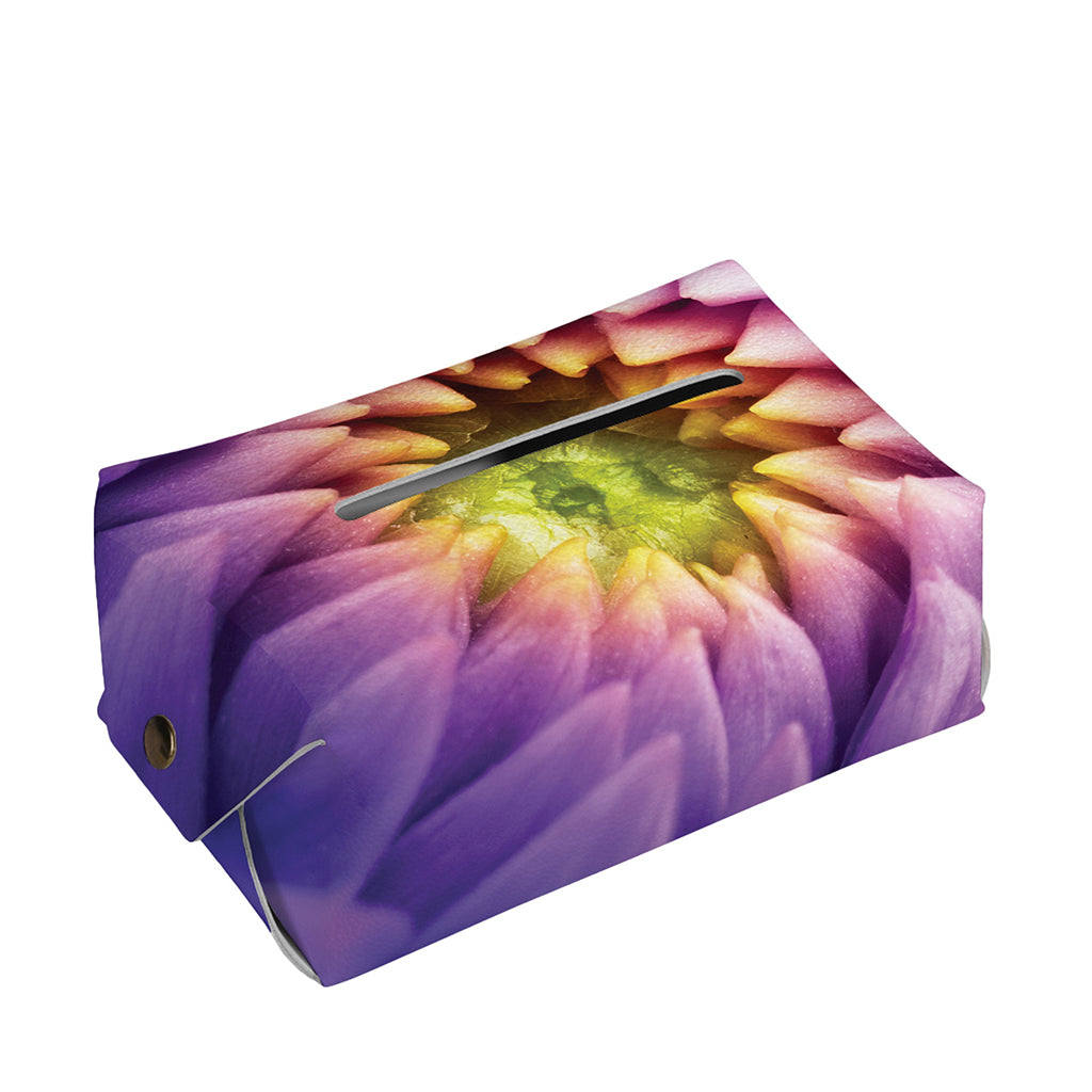 Chrysanthemum Flower Print Rectangle Tissue Box Cover