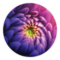 Chrysanthemum Flower Print Round Blanket