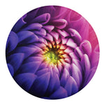 Chrysanthemum Flower Print Round Blanket