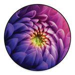 Chrysanthemum Flower Print Round Floor Mat