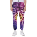 Chrysanthemum Flower Print Joggers