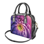 Chrysanthemum Flower Print Shoulder Handbag