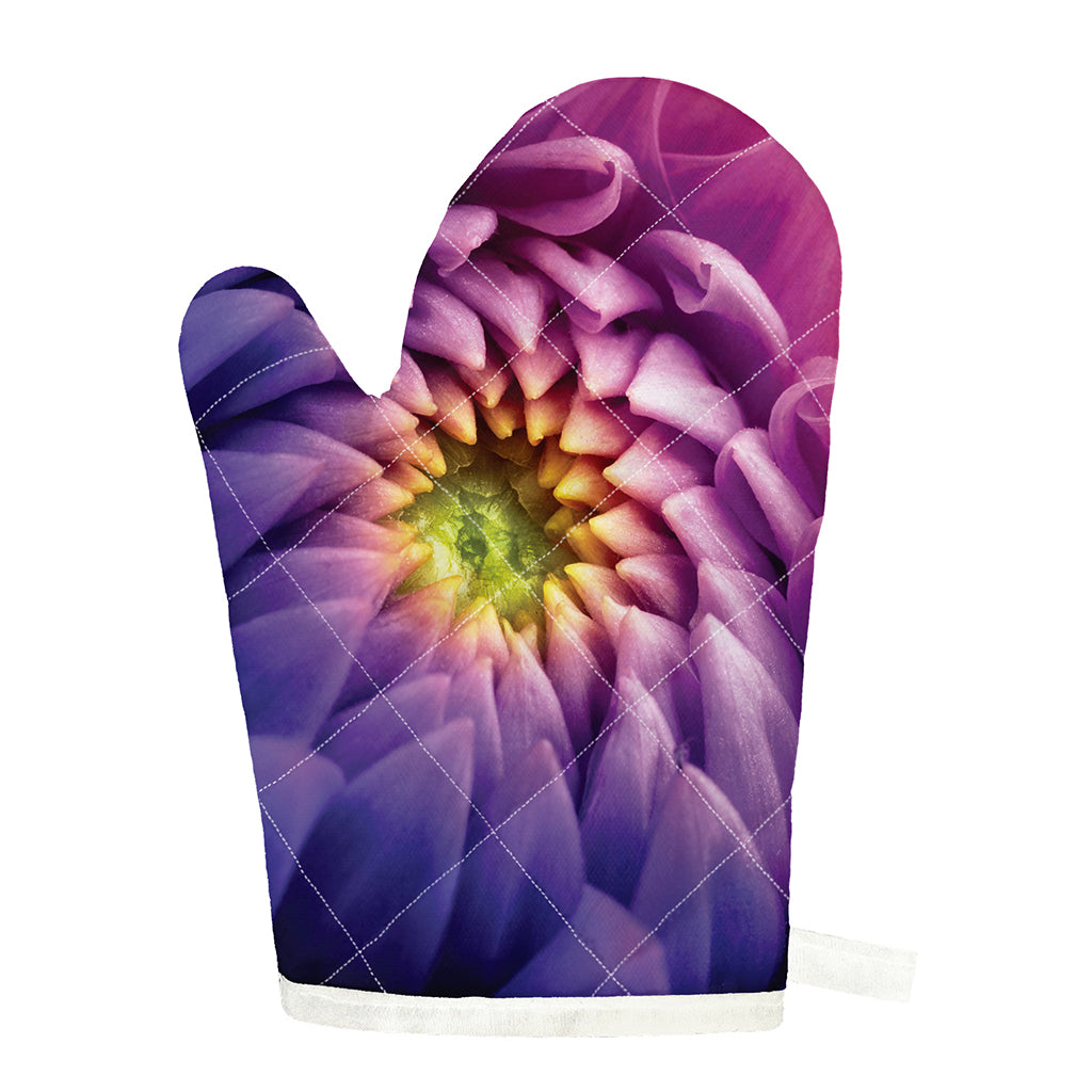 Chrysanthemum Flower Print Single Oven Mitt