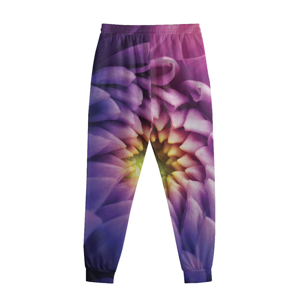 Chrysanthemum Flower Print Sweatpants