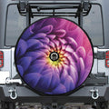 Chrysanthemum Flower Print Tire Cover With Camera Hole