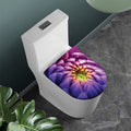 Chrysanthemum Flower Print Toilet Lid Cover