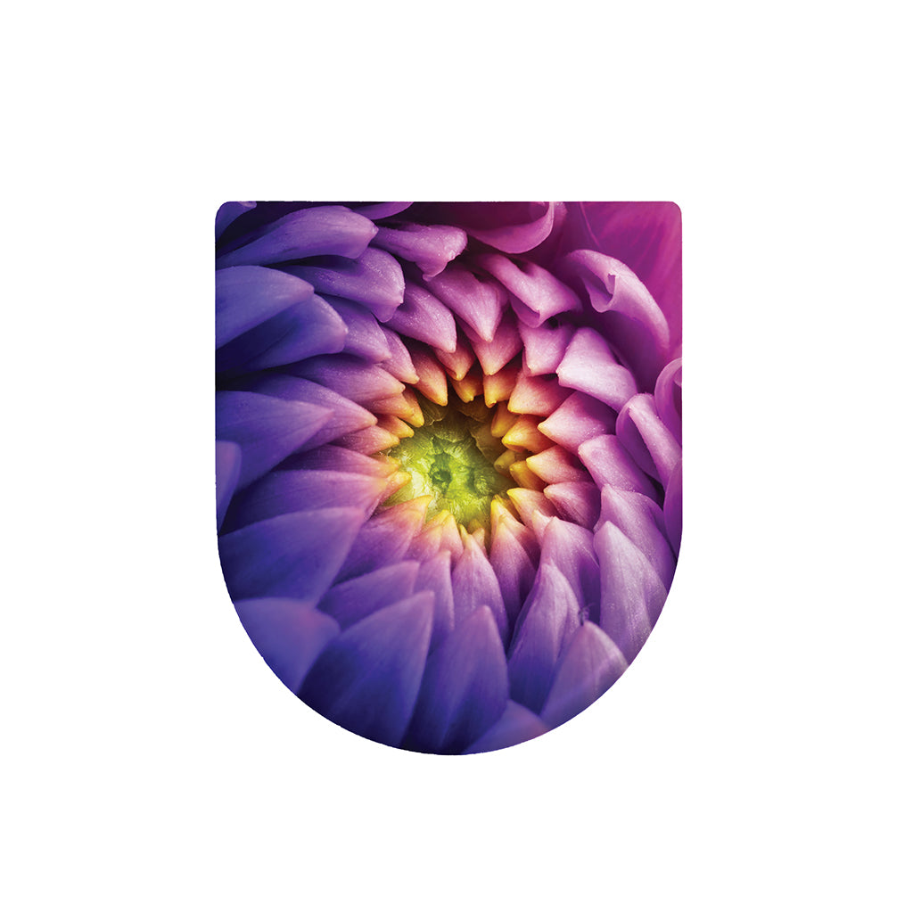 Chrysanthemum Flower Print Toilet Lid Cover