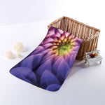 Chrysanthemum Flower Print Towel