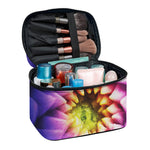 Chrysanthemum Flower Print Travel Makeup Bag