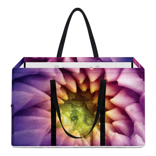 Chrysanthemum Flower Print Utility Tote Bag