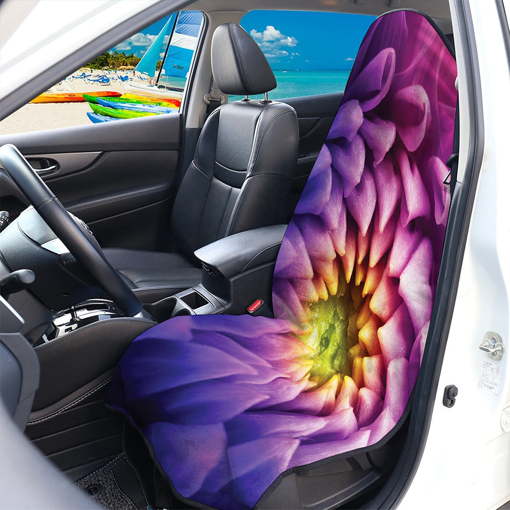 Chrysanthemum Flower Print Waterproof Car Seat Cover