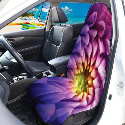 Chrysanthemum Flower Print Waterproof Car Seat Cover