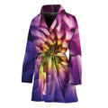 Chrysanthemum Flower Print Women's Bathrobe