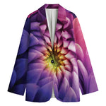 Chrysanthemum Flower Print Women's Blazer