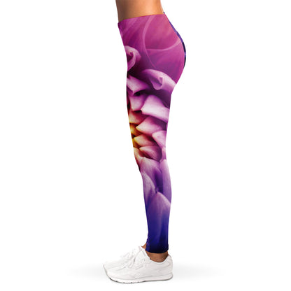 Chrysanthemum Flower Print Women's Leggings