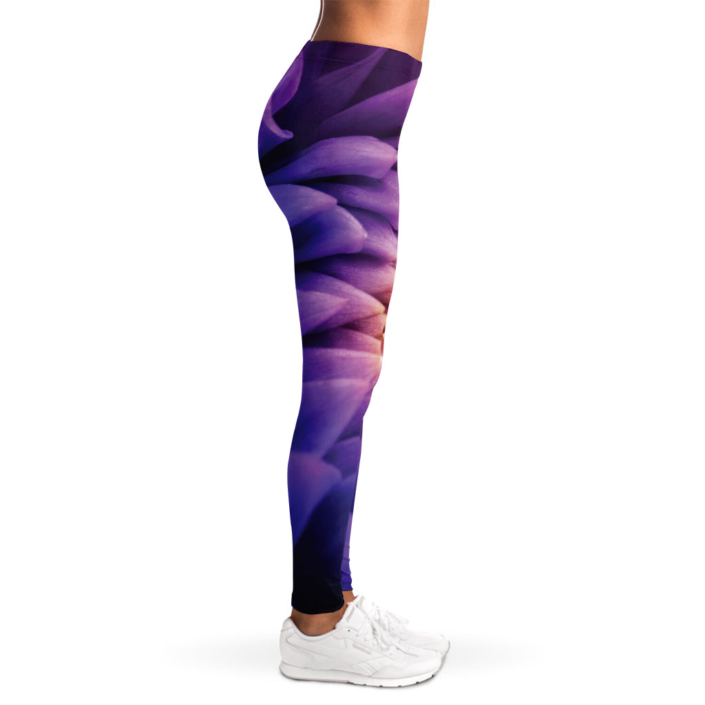 Chrysanthemum Flower Print Women's Leggings
