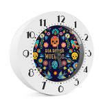 Cinco de Mayo Day Of The Dead Print Alarm Clock
