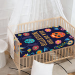 Cinco de Mayo Day Of The Dead Print Baby Crib Sheet