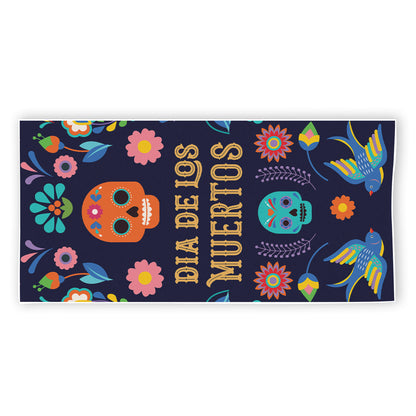 Cinco de Mayo Day Of The Dead Print Beach Towel