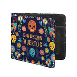Cinco de Mayo Day Of The Dead Print Bifold Wallet